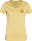 mais yellow round neck t-shirt with Fjällräven logo