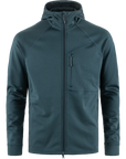 mountain blue fleece jacket with hood