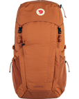 Brown backpack with visible fjallraven logo