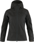 dark grey-black windbreaker jacket with hood