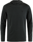 Men's Abisko Sun Hoodie in Black - Lightweight, Breathable Outdoor Layer by Fjällräven