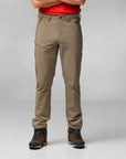 suede brown long pants trousers
