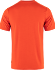 flame orange round neck t-shirt