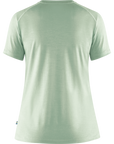 Light green t-shirt on a white background