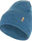 dawn blue knitted beanie hat