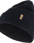 dark navy knitted beanie hat