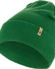 palm green knitted beanie hat
