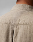 brown long sleeve shirt