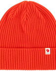 flame orange beanie with Fjällräven logo