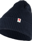 dark navy beanie with Fjällräven logo