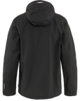 black windbreaker jacket with hood