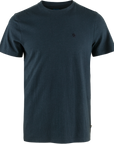 dark navy round neck t-shirt with arctic fox logo