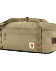 clay duffel bag with Fjällräven logo