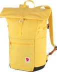 mellow yellow foldtop backpack