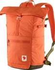 rowan red foldtop backpack