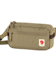 clay waist bag with a visible Fjällräven logo