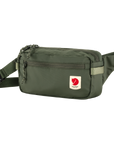 mountain green waist bag with a visible Fjällräven logo