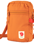 sunset orange small sling bag with Fjällräven logo