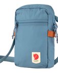 dawn blue small sling bag with Fjällräven logo