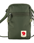 mountain green small sling bag with Fjällräven logo