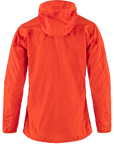 flame orange windbreaker jacket