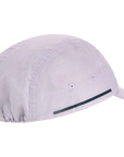 Light purple baseball cap with a thin black stripe on a white background
