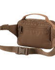 brown sling bag pouch with buckle