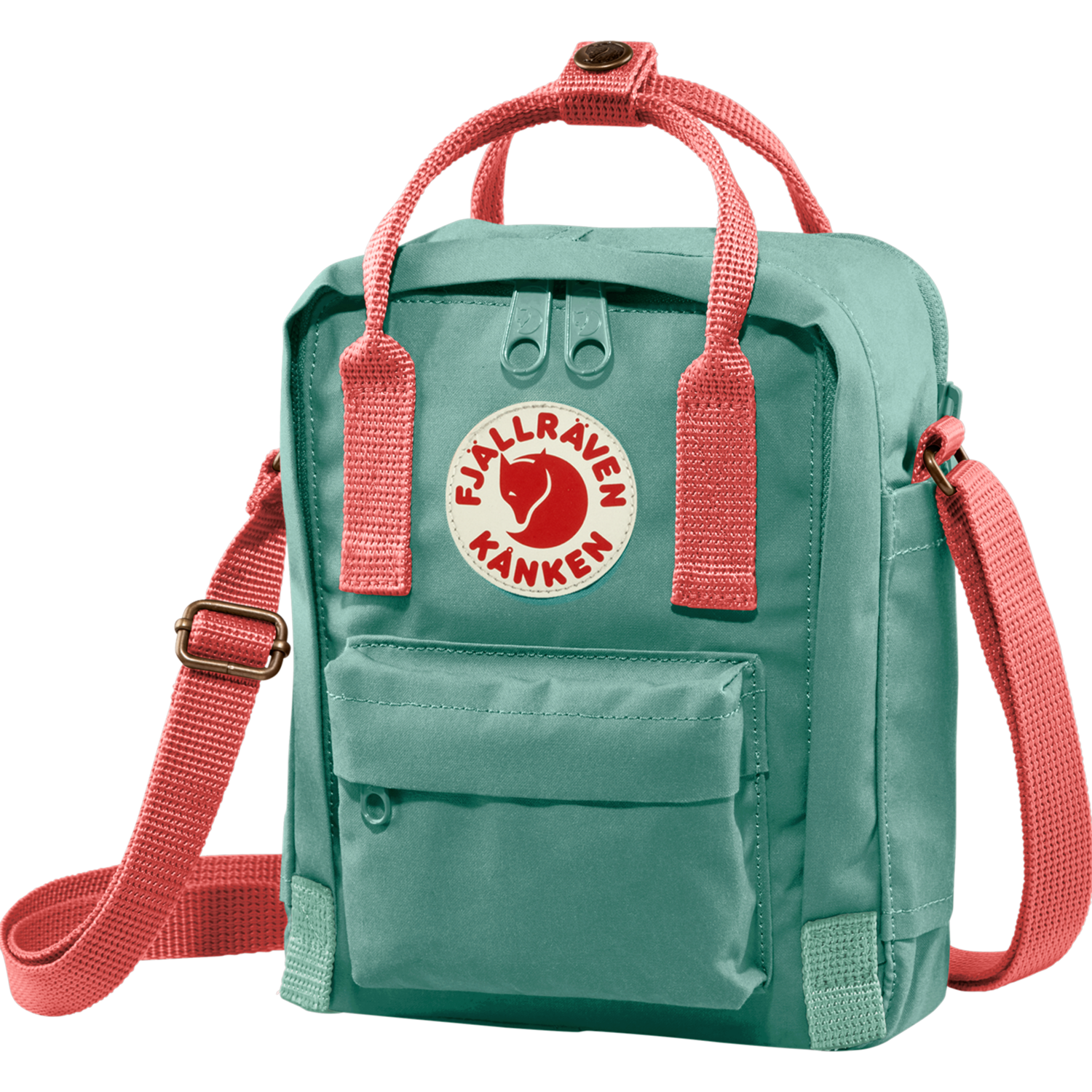 frost green-peach pink