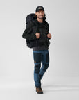 blue long trekking trousers