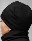 black winter beanie hat