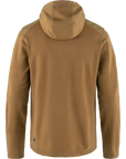 buckwheat brown fleece jacket with hood