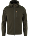 deep forest fleece jacket with hood