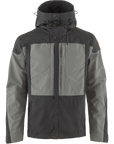 iron grey-grey windbreaker jacket with hood