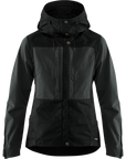 Black raincoat with a hood on a white background