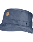 dark navy bucket hat with arctic fox logo