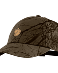 dark olive camo baseball cap with arctic fox logo
