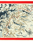 Swedish Classic Map Scarf