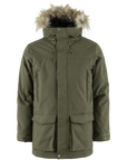 laurel green parka with fur hood