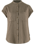 suede brown button shirt
