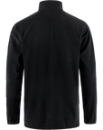 black fleece jacket
