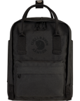 black backpack with handle