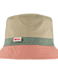 dusty rose-fossil bucket hat