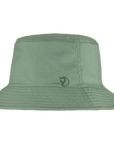 patina green-dark navy bucket hat