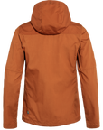 terracotta brown jacket with hood