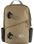 Backpack with visible Fjällräven logo on a white background
