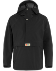 Black jacket with a Fjällräven logo on a white background