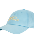 Light blue cap with 'Fjallraven' logo on a white background