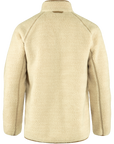 chalk white fleece jacket