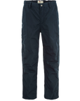 Navy blue pants on a white background