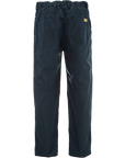 Dark blue pants on a white background